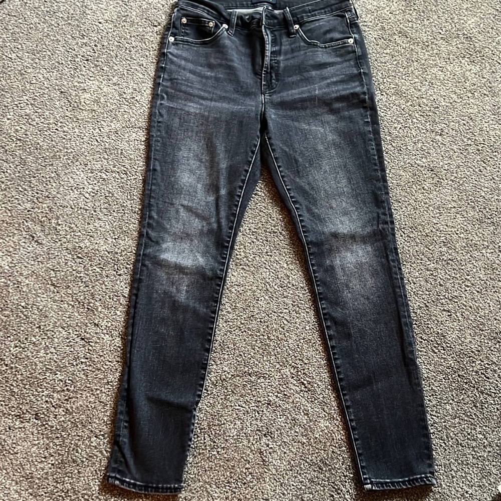 J Crew 9” High Rise Toothpick Jean
